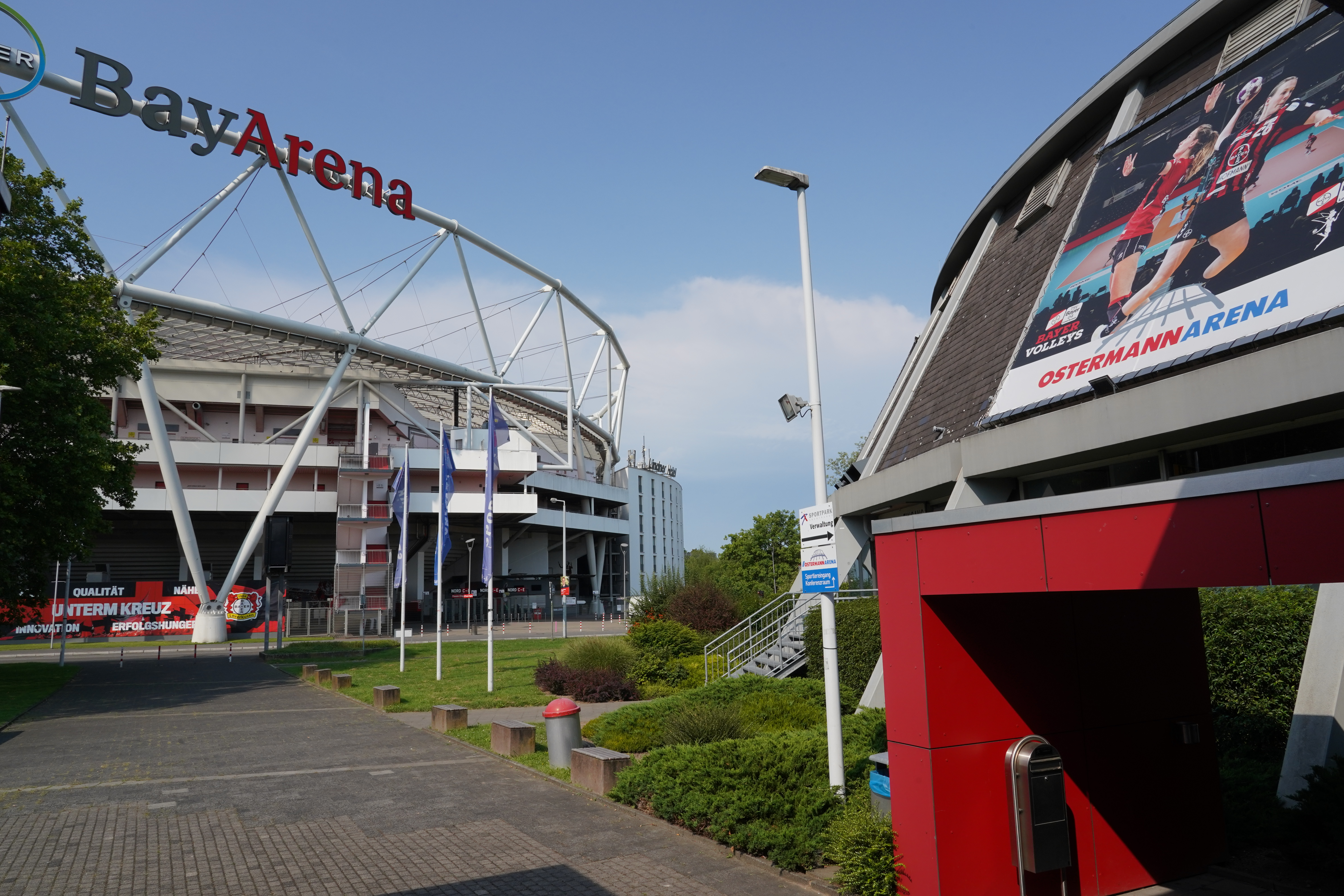 Grüner Spitzensport neben der BayArena: Pilotprojekt im Rahmen des Second Life Programms