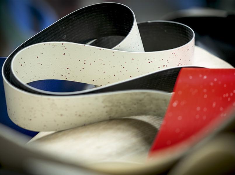 Gerflor wertvolle Materialien Verschnittreste