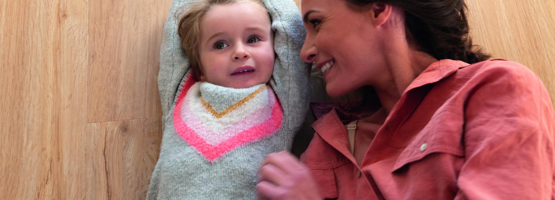 Gerflor gesunder Boden Mutter und Kind