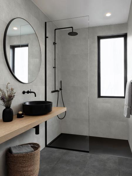 bloom uni dark concrete clear