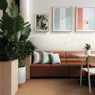 TERRAZZO COBALT - ROOM SCENE VIEW COLOUR