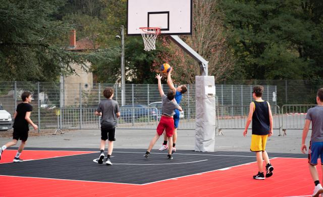 Gerflor Outdoor Basketball Spiel